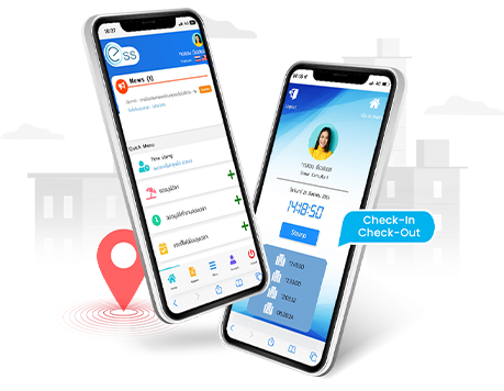 ระบบลาออนไลน์ Employee Self-Service ลงเวลาผ่านมือถือ